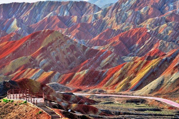 Zhangye Rainbow Mountains